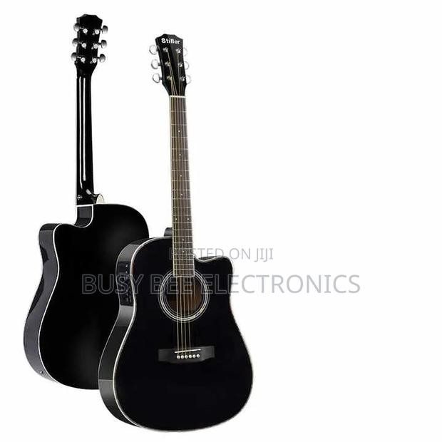 41‐Inch Acoustic Electric Guitar — Full‐Size Cutaway With Pickup,