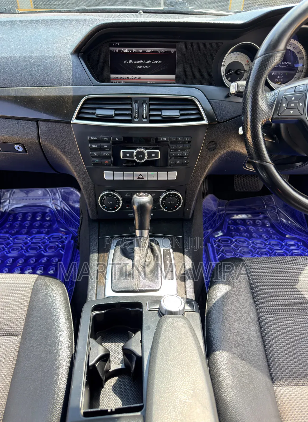 Mercedes-Benz C200 2012 Blue