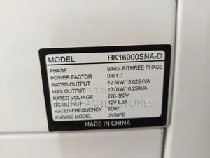 Hisak Dual Face 15kva Diesel Generator