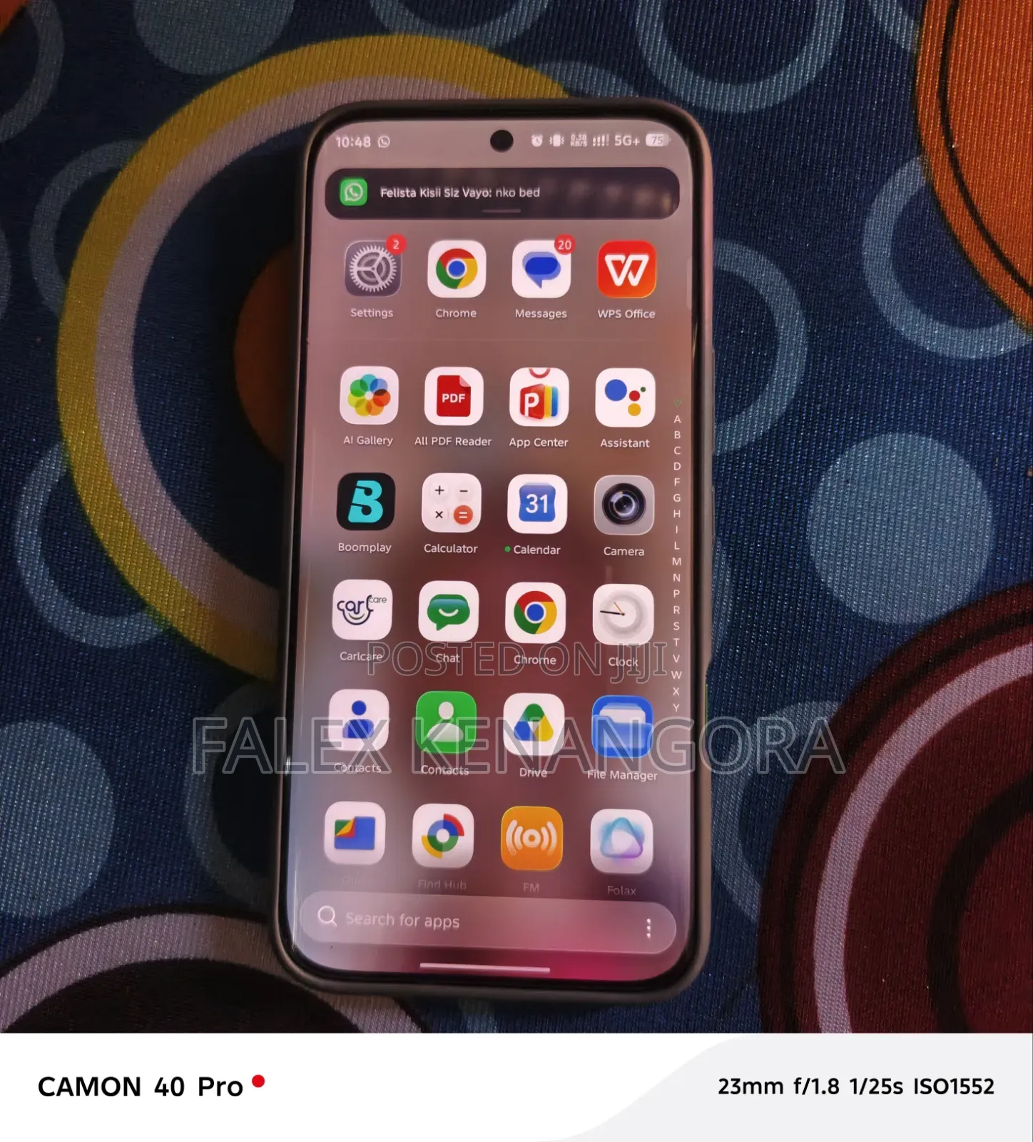 New Infinix Note Edge 256 GB Silver