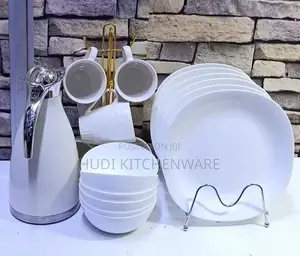 14-Piece Ceramic/Opalware Dinner Set
