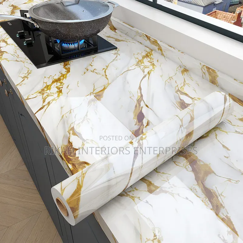 Kitchen Counter Tops Waterproof,Heat Resistant Peel and Stick Contact