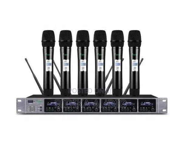 BNK Es600 6-in-1 Uhf Digital Wireless Microphone System