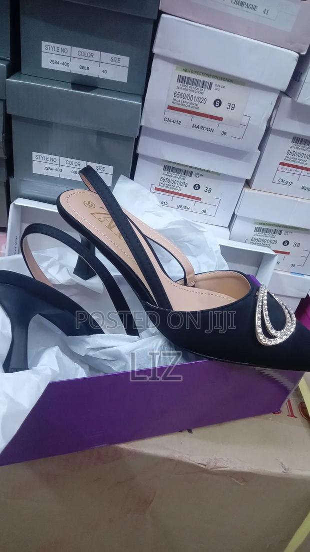Highheeled Open Shoes