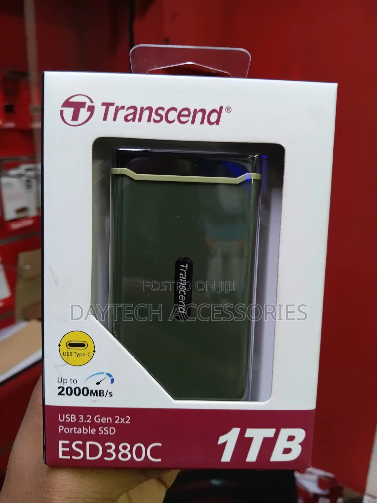 Transcend Portable SSD -1tb-Esd380c