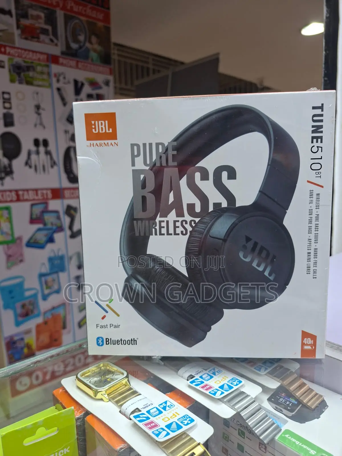 JBL Tune 510bt on-Ear Wireless Headphones Bluetooth 5.0
