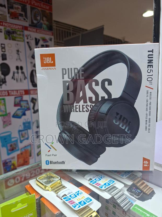 JBL Tune 510bt on-Ear Wireless Headphones Bluetooth 5.0