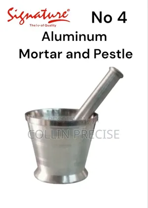 No 4 Aluminum Motar and Pestle
