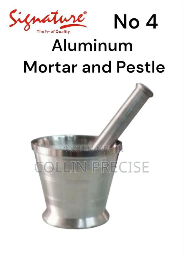 No 4 Aluminum Motar and Pestle