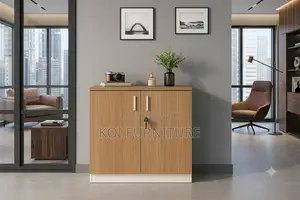 Office Cabinet; Two Doors Wooden Executive Storage Credenza