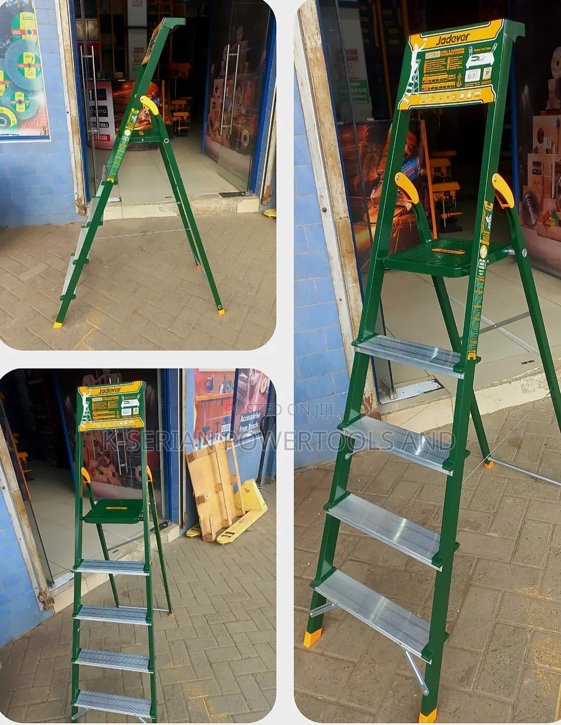 Steel and Aluminium Steps Ladder/ Jadever Professional Ladder