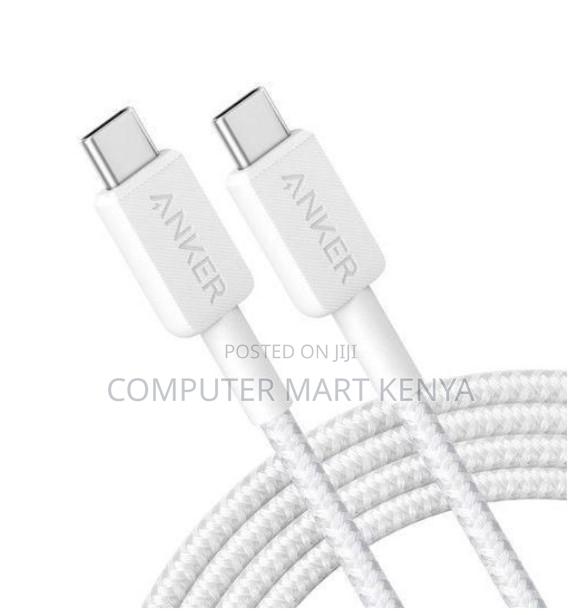 Anker 322 Usb-a to Usb-C Cable (3ft Braided) White