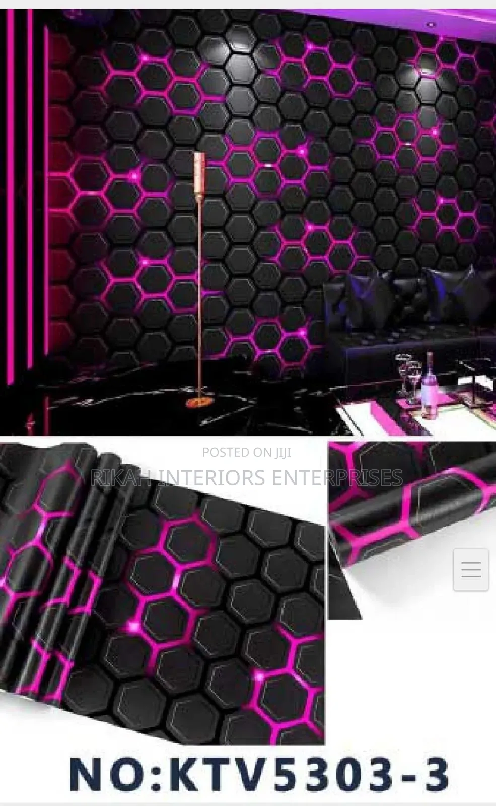 Pink and Black Unique Details Wallpapers