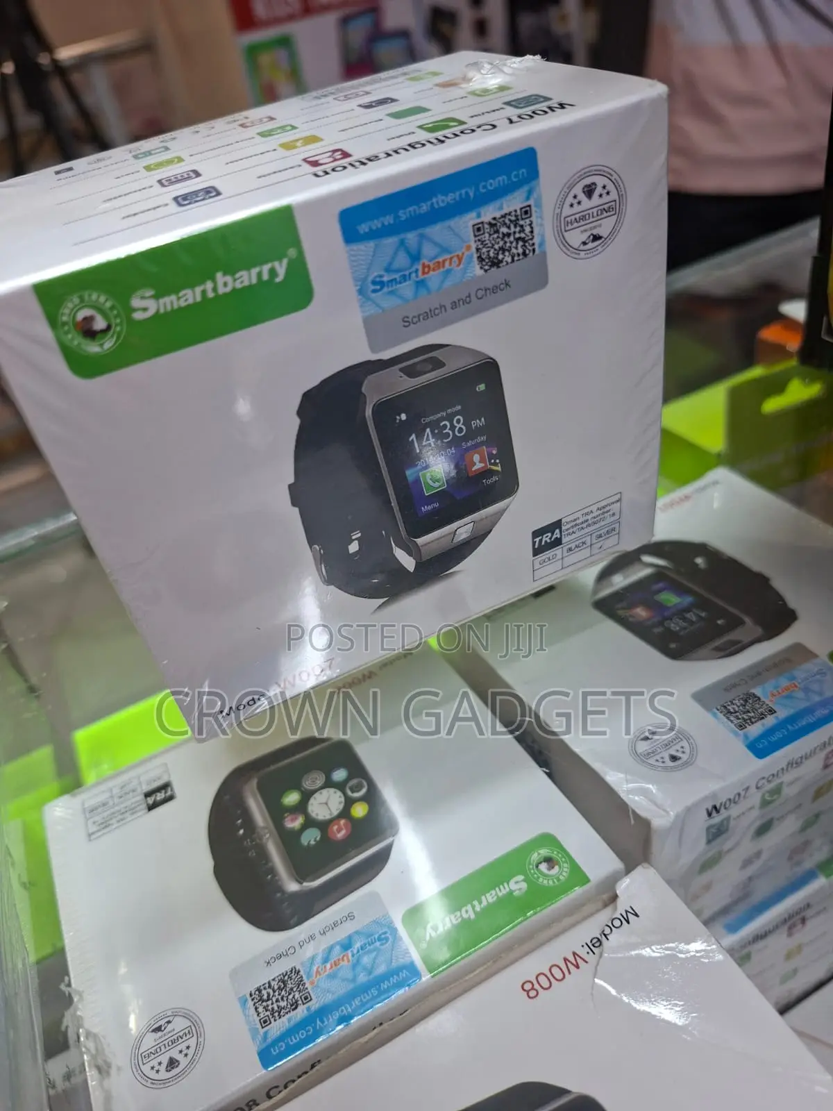 Smartberry W007 Smart Watch With Sim Card Camera Bluetooth
