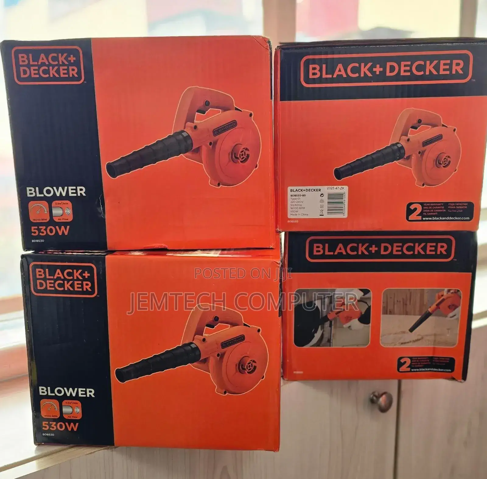 Black+Decker Bdb530-B5 530w Electric Blower Vacuum