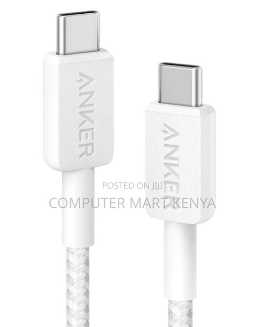 Anker 322 Usb C -C Cable (6ft Braided) White - thumbnail 2