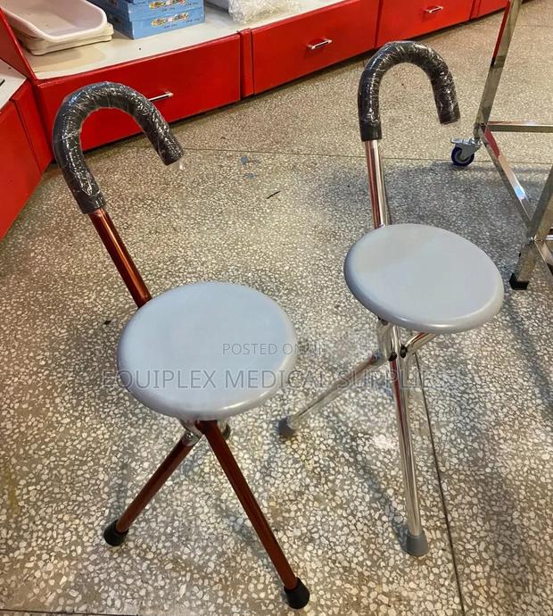 Walking Stick With Seat (Portable Mobility Aid for Support)