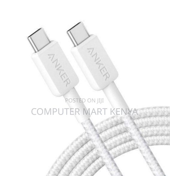 Anker 322 Usb C -C Cable (6ft Braided) White - thumbnail 3