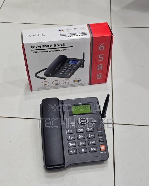 GSM FWP 6588 Fixed Wireless Phone Dual Sim Desktop Phone