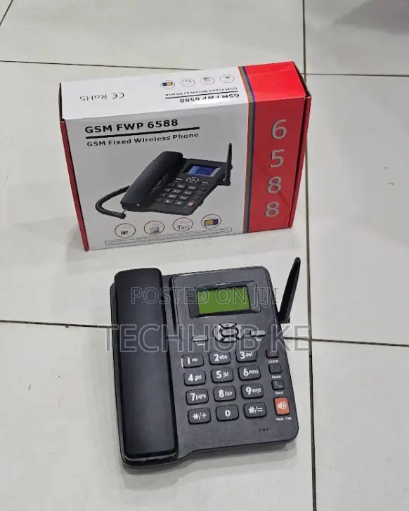 GSM FWP 6588 Fixed Wireless Phone Dual Sim Desktop Phone