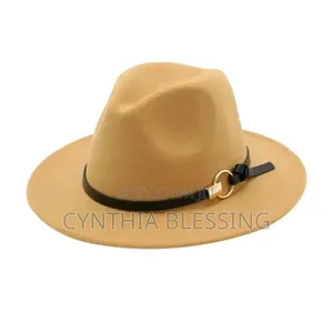 Fashion Fedora Hat _Beige