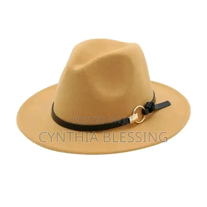 Fashion Fedora Hat _Beige