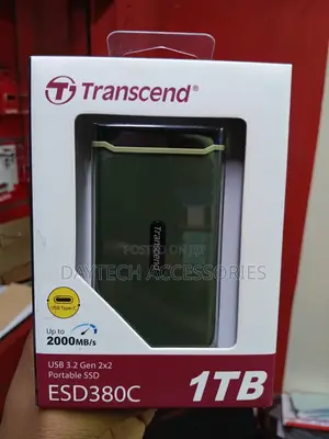 Transcend Esd380c 1tb Usb 3.2 Portable SSD - Black