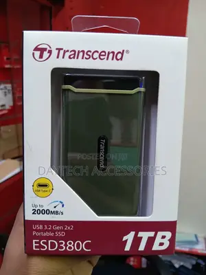 Transcend Esd380c 1tb Usb 3.2 Portable SSD - Black