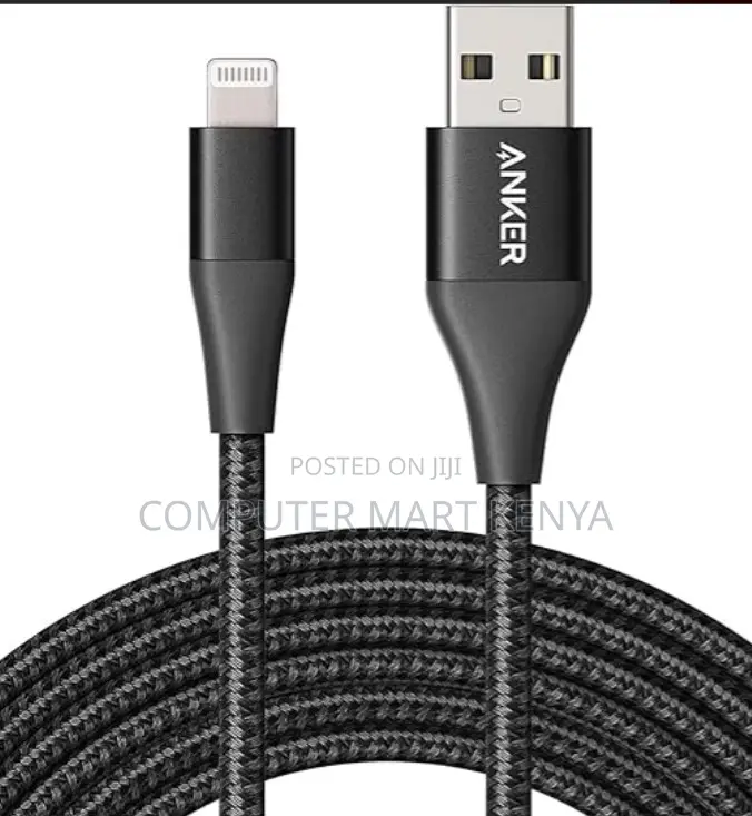 Anker Powerline Ii With Lightning Connector 3ft Black