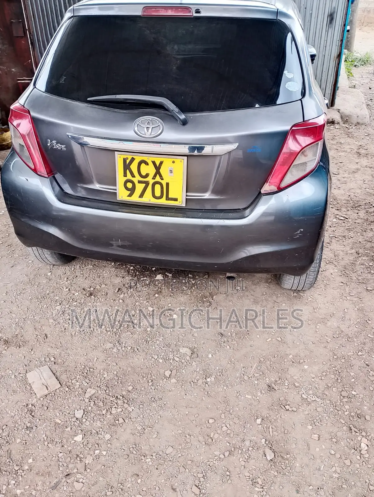 Toyota Vitz 2012 Gray