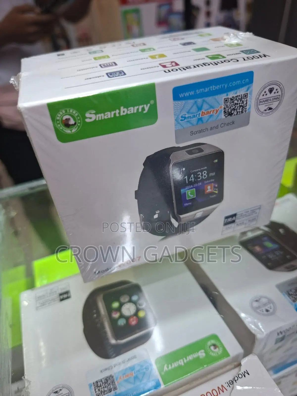 Smartberry W007 Bluetooth Smartwatch With Camera and Sim Slot