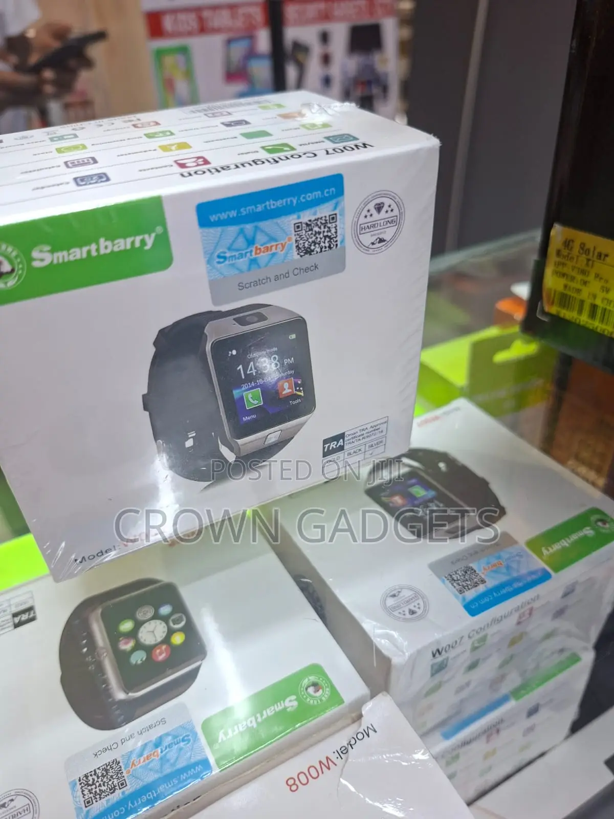 Smartberry W007 Bluetooth Smartwatch With Camera and Sim Slot