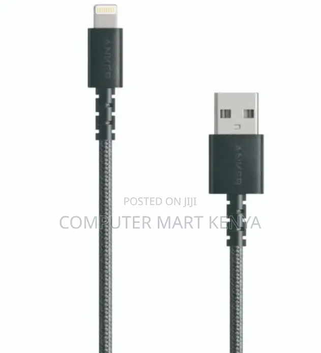 Anker Powerline Ii With Lightning Connector 3ft Black