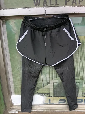 2_in1 Training Shorts With(Built-in Compression Leggings)