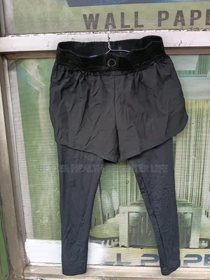 2_in1 Training Shorts With(Built-in Compression Leggings)