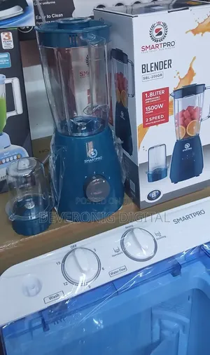 *Smartpro Blender 1.5l SBL 100r 2in1 Plastic Jar at 
*4 Speed*
*1500w*
