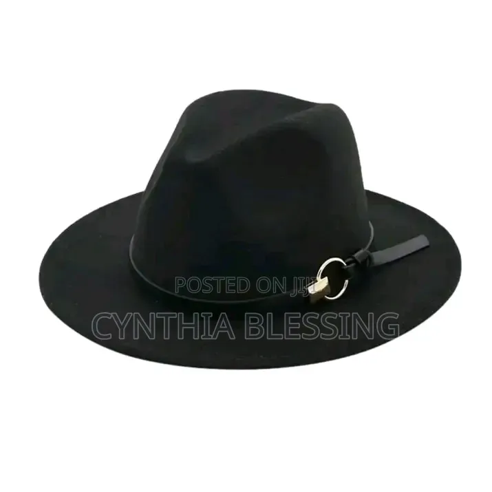Fashion Fedora Hat_black