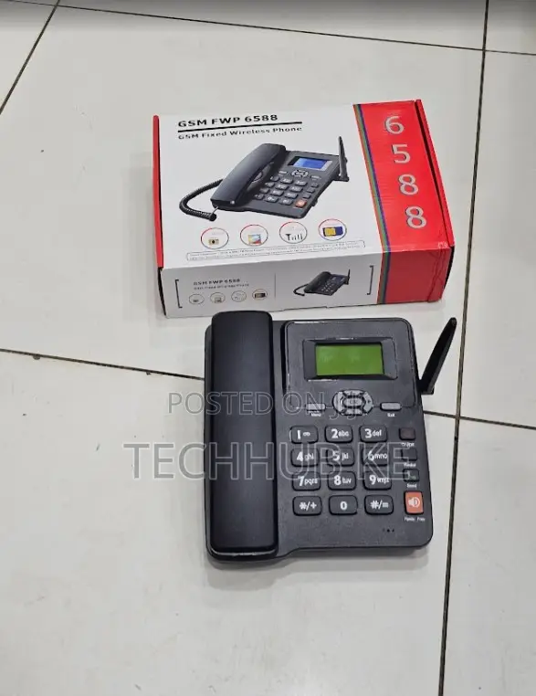 Desktphone With Sim Card Slot FWP 6588 GSM
