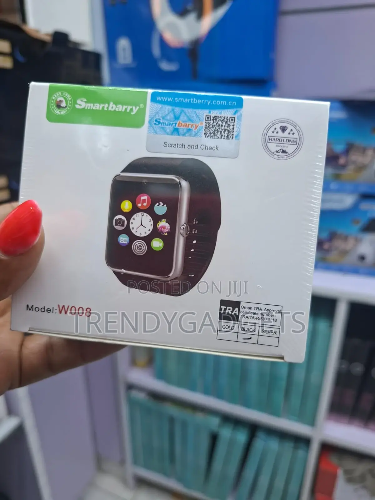 Smartberry W008 Smart Watch With Sim Card Camera Bluetooth