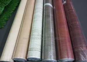 Wood Effect Contact Papers for Covering Up Old Tables and Surfaces