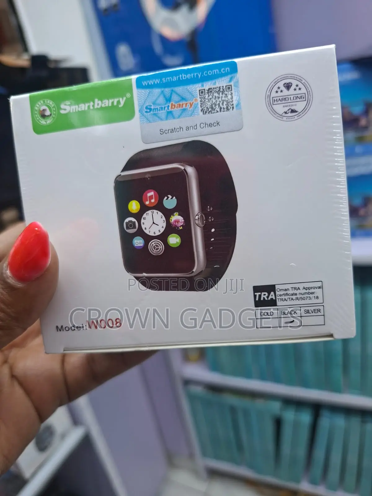 W008 Smartwatch With Camera Bluetooth and Fitness Tracker