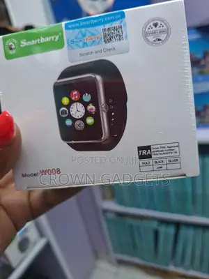 W008 Smartwatch With Camera Bluetooth and Fitness Tracker