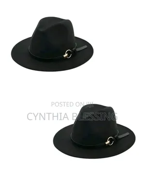 Fashion Fedora Hat_black