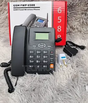 GSM FWP 6588 Landline Phone Dual Band Sim Phone