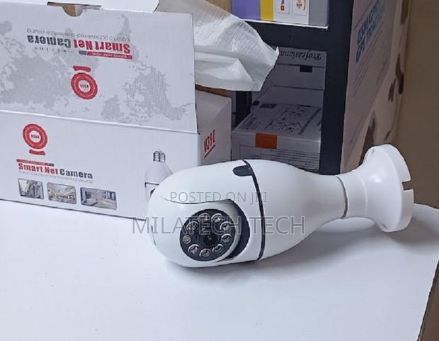 Lens E27 Bulb PTZ Camera – Ai Motion Detection Color Night Vision - main view