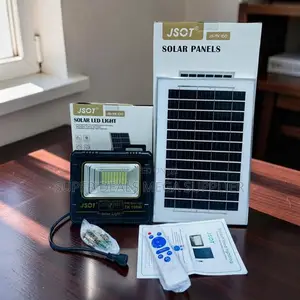 Large Battery 100w Watts Outdoor Security Led Solar Flood Light