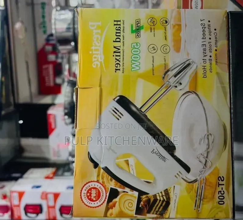 7 Speed Prestige Hand Mixer That Whips, Folds,Blends,Cream and Mix.