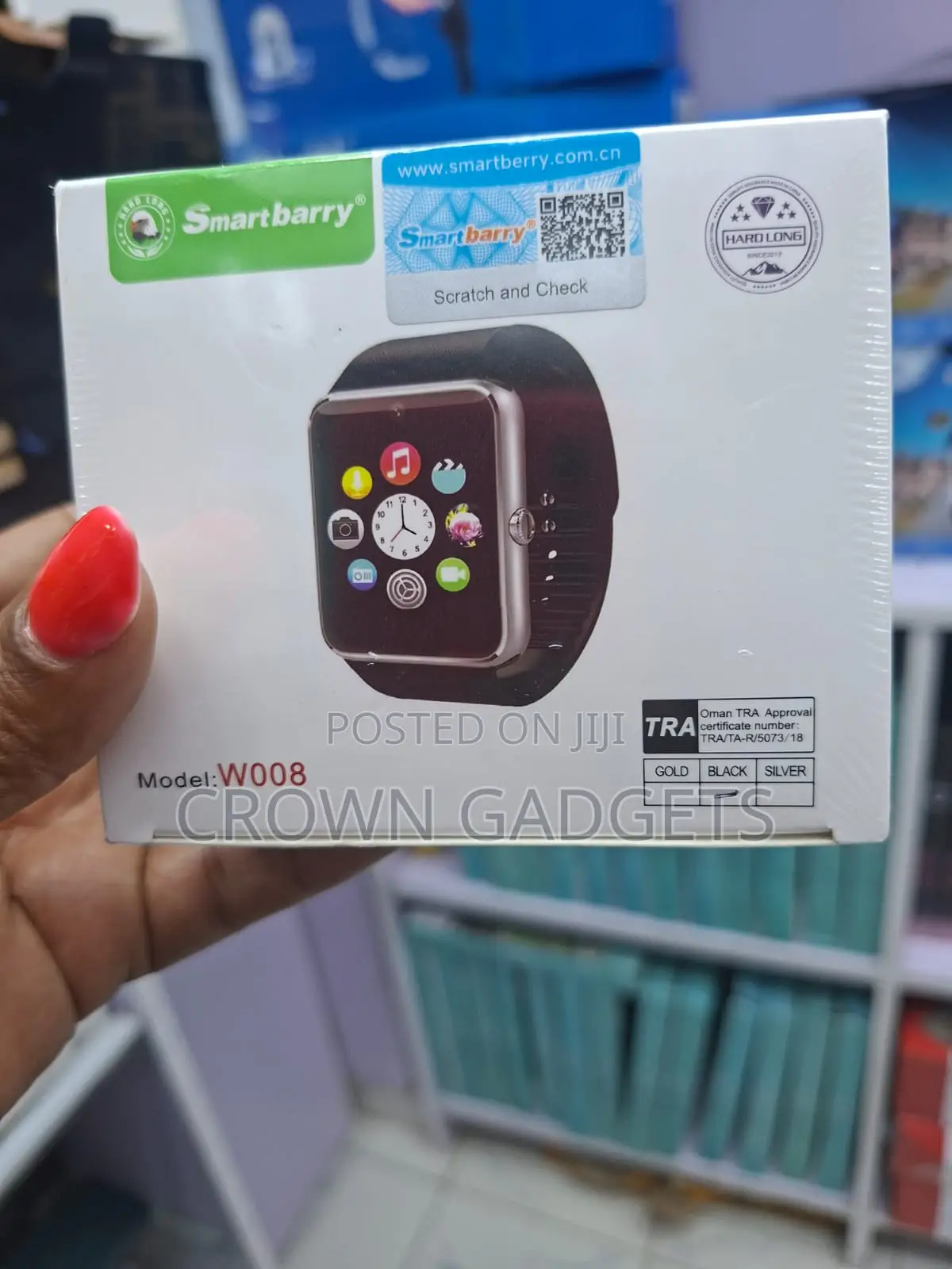 Smartberry W008 Bluetooth Smart Watch With Camera and Sim