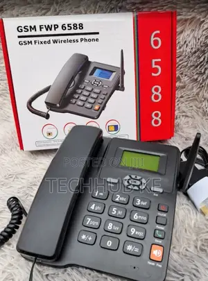 Deskphone GSM Wireless Phone With Rechargeable Battery
