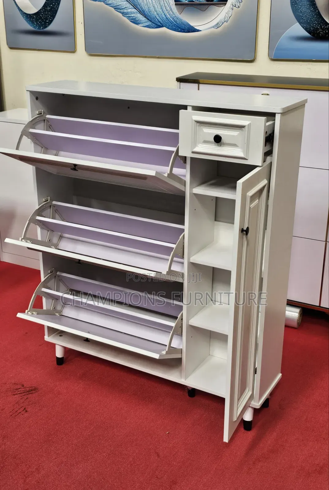 Bucket Flip Shoe Rack